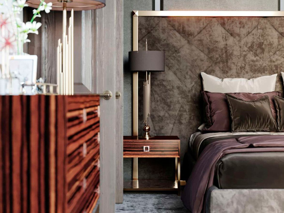 Деревянная тумбочка с ящиком EUPHORIA месть ARCH-00074243 - Вид №2