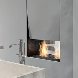 Камин двухсторонний на биоэтаноле CANTOBC1144F Antonio Lupi CANTO DEL FUOCO встраиваемый