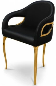 KOKET Стул с обивкой и подлокотниками Chandra