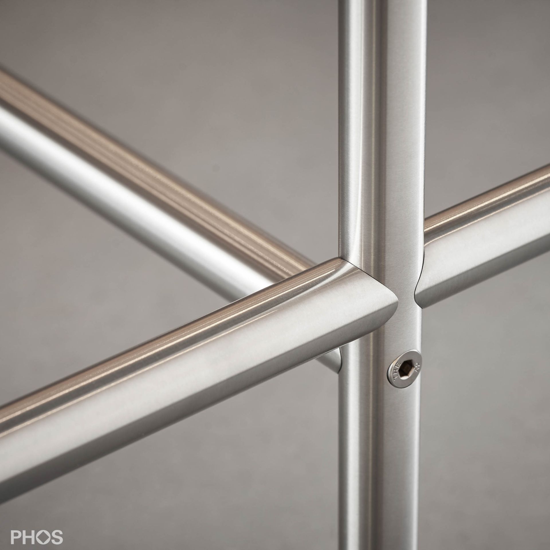 KATI-T2-50x150-MS Стол Karlsruhe - двойной барный стол t2 с черной столешницей - 150 x 50 x 105 см. PHOS  - Вид №4