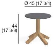 RODA Садовый журнальный столик Root sun-id-1495832 - Вид №2