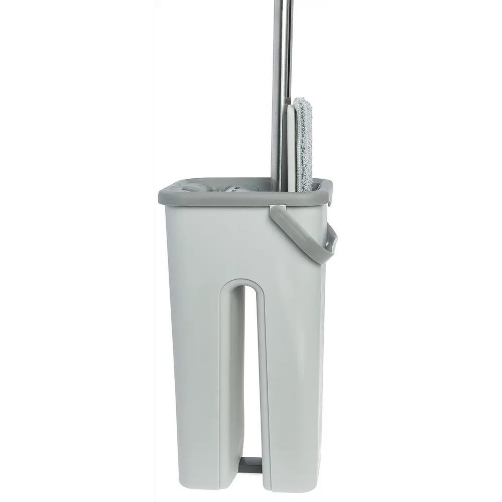 HOMEQUEEN Швабра с ведром для отжима - сухая уборка без контакта с водой 86584158 STLM-1402692 - Вид №2