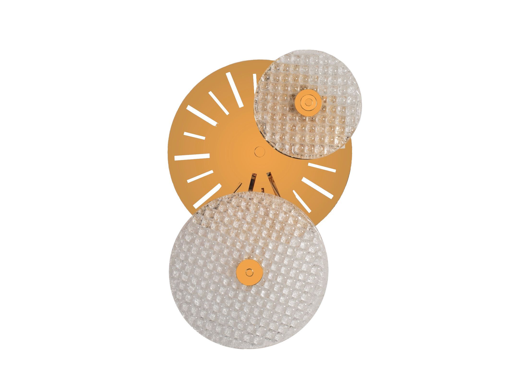 Латунный светодиодный настенный светильник Lampex Italiana Circus ARCH-00132636