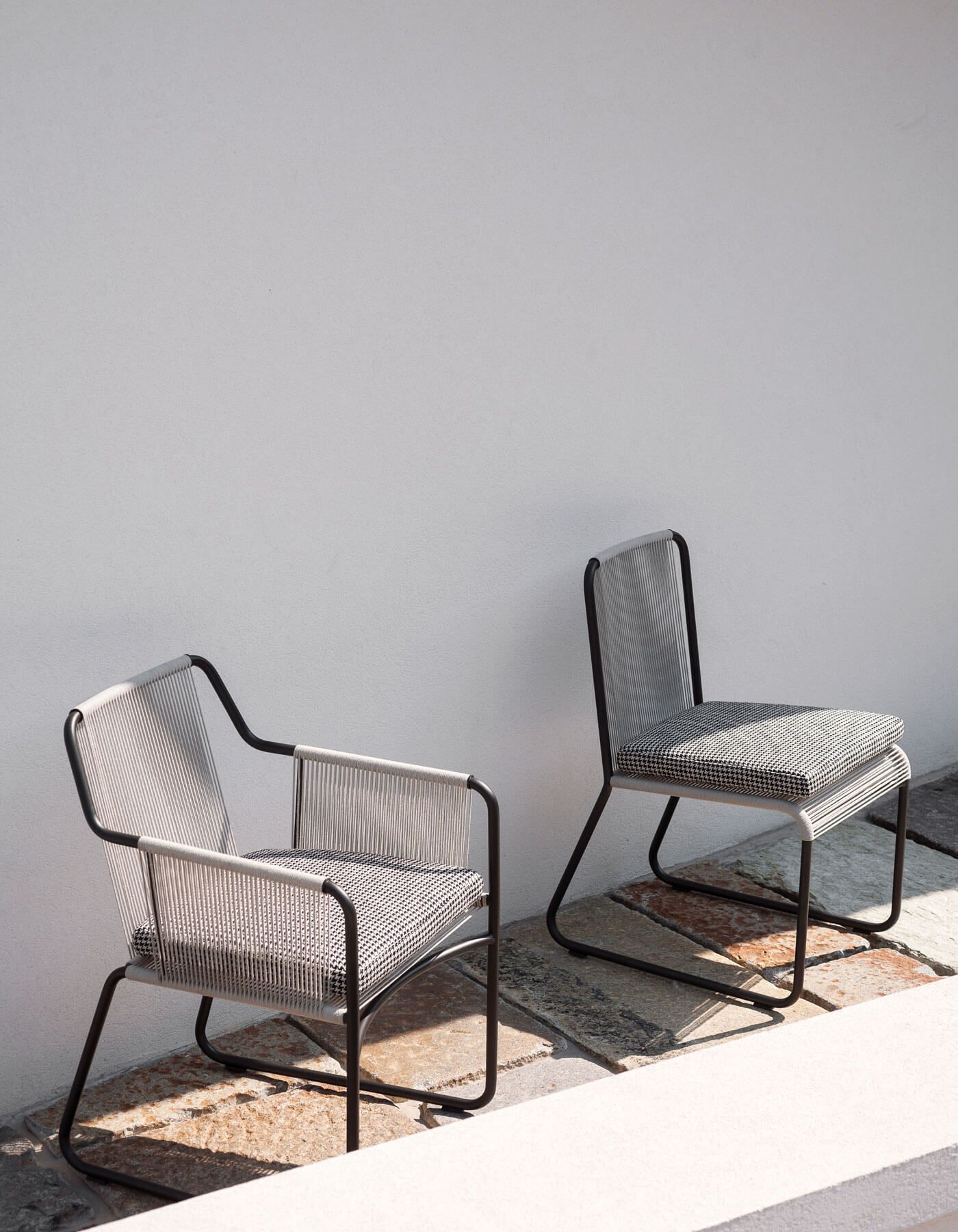 Веревочный стул для сада с подлокотниками RODA Harp ARCH-00102244 - Вид №16