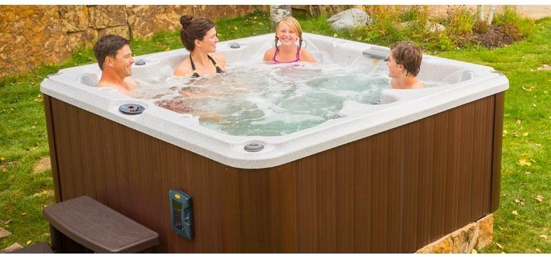 Jacuzzi® Квадратная гидромассажная ванна на 7 мест J-200™ sun-id-1485333 - Вид №2