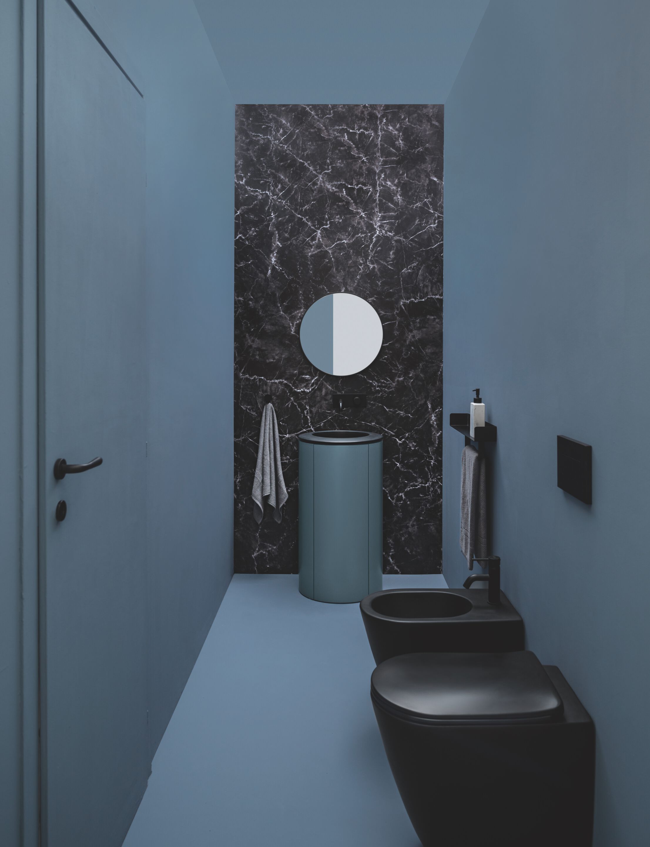 Напольный шкаф для умывальника из МДФ с дверцами Axa Skyland ARCH-00085140 - Вид №5