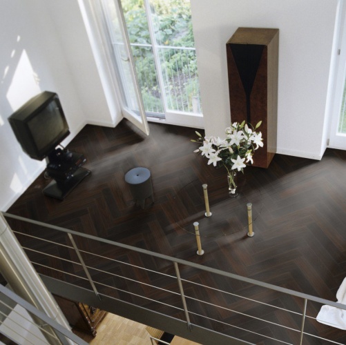 Паркет Ёлка Solidfloor New classic Лувр 1126206 Дуб Натур (Рельефная) 610х122 мм 1500200201 - Вид №24