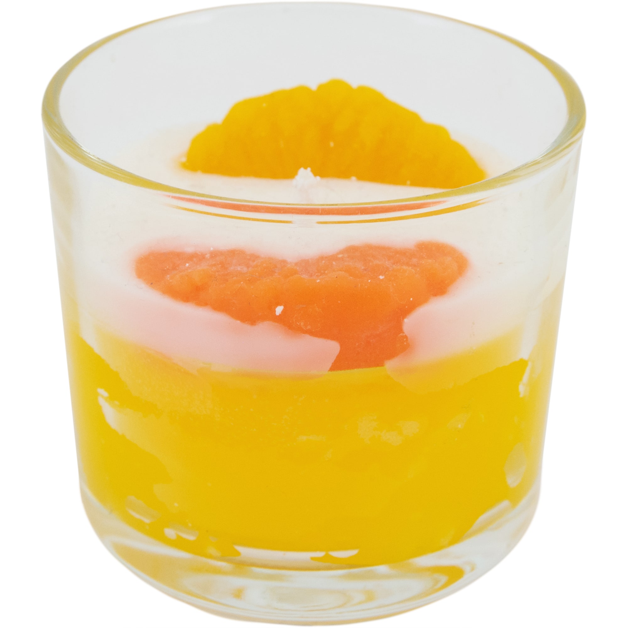 82619232 Свеча ароматическая «Фруктовое суфле» 60 гр, цвет жёлтый Santreyd 