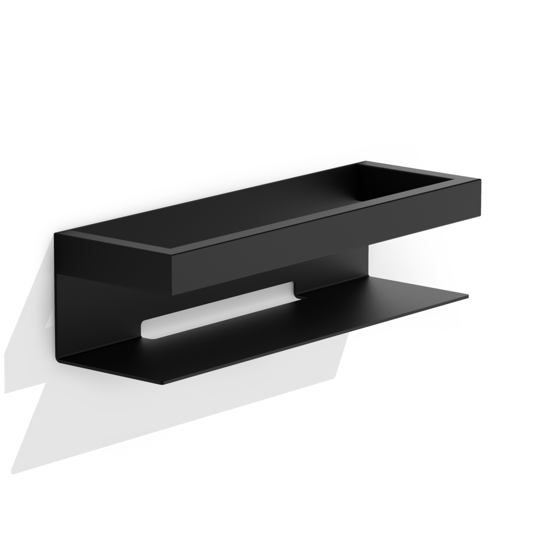 Душевая полка CONTRACT DA30 DECOR WALTHER Черный матовый 651560