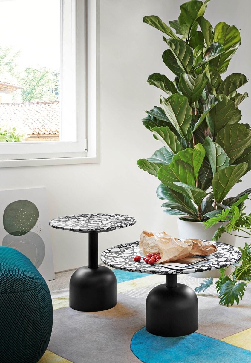 Miniforms Круглый журнальный столик из натурального камня Illo sun-id-1392746 - Вид №2