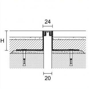 PROFILPAS Соединение пола из алюминия Cerfix® projoint sun-id-1496292 - Вид №1