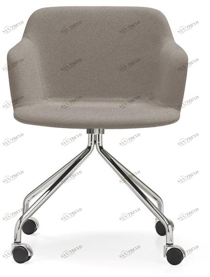 Quinti Sedute Вращающееся кресло из ткани на колесиках Deep cover sun-id-1479179