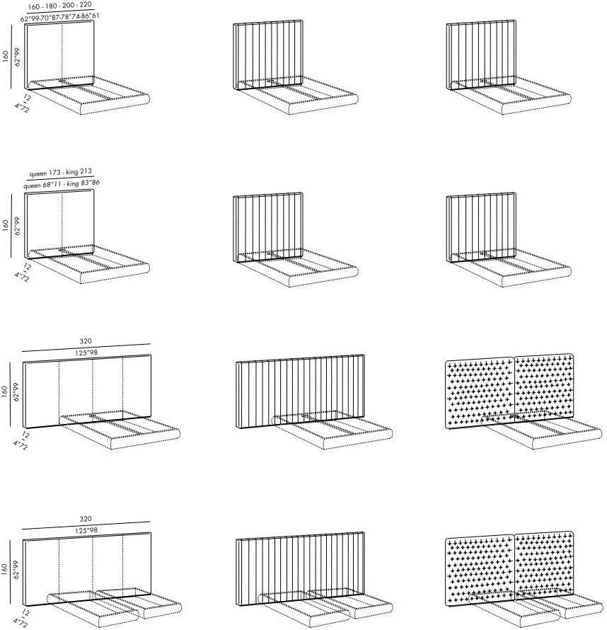Meridiani Тафтинговое изголовье с тканевой обивкой Edition tuyo sun-id-1396733 - Вид №2