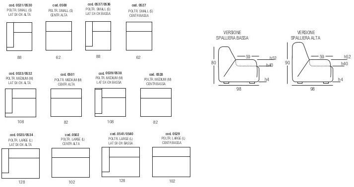 Egoitaliano Модульный диван из кожи и ткани Babouche sun-id-1434857 - Вид №4