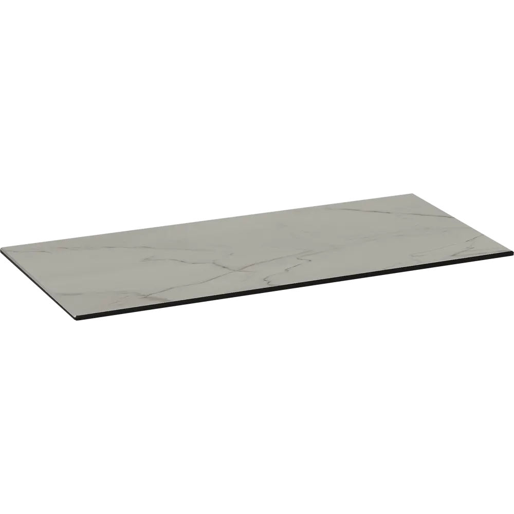 Столешница в ванную Fusion F100JP 100x47 см HPL-пластик цвет жемчужный перито Santreyd STLM-2003208 - Вид №1