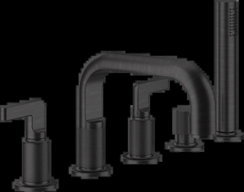 Смеситель для ванны 58040 187 Gessi Inciso СОСТАРЕННАЯ БРОНЗА