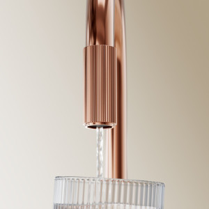 Палубный кухонный смеситель