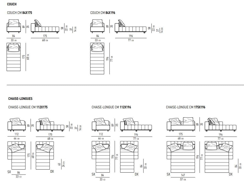 Ткань диван Minotti Freeman ARCH-00060440 - Вид №25