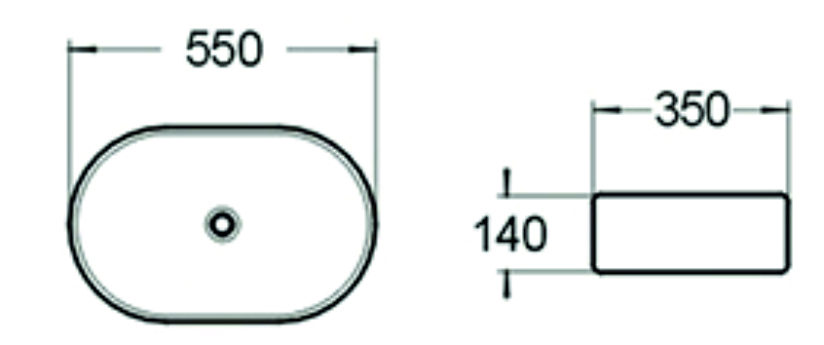 Раковина чаша SL-1018 SANTILINE  - Вид №1