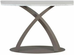 Tonin Casa Консоль из каррарского мрамора и стальная основа Eliseo