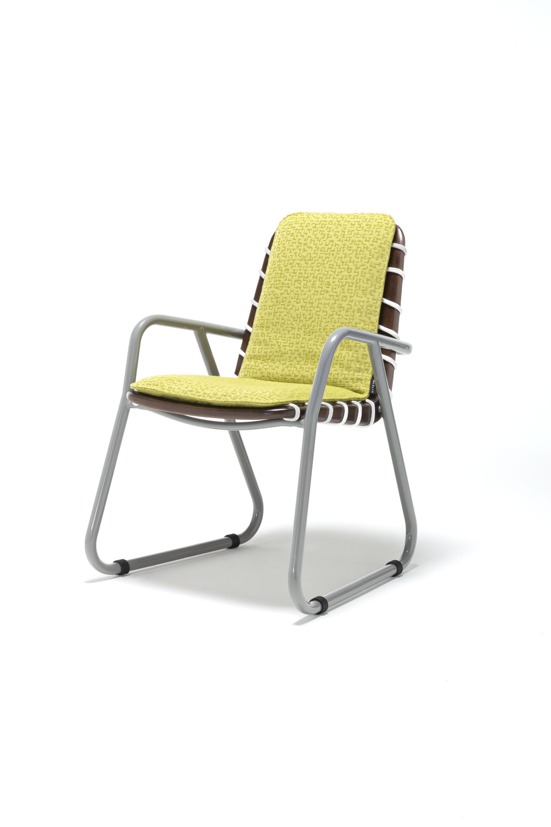 Алюминий и красное дерево сад сани стул Exteta Sunset ARCH-00059614 - Вид №3