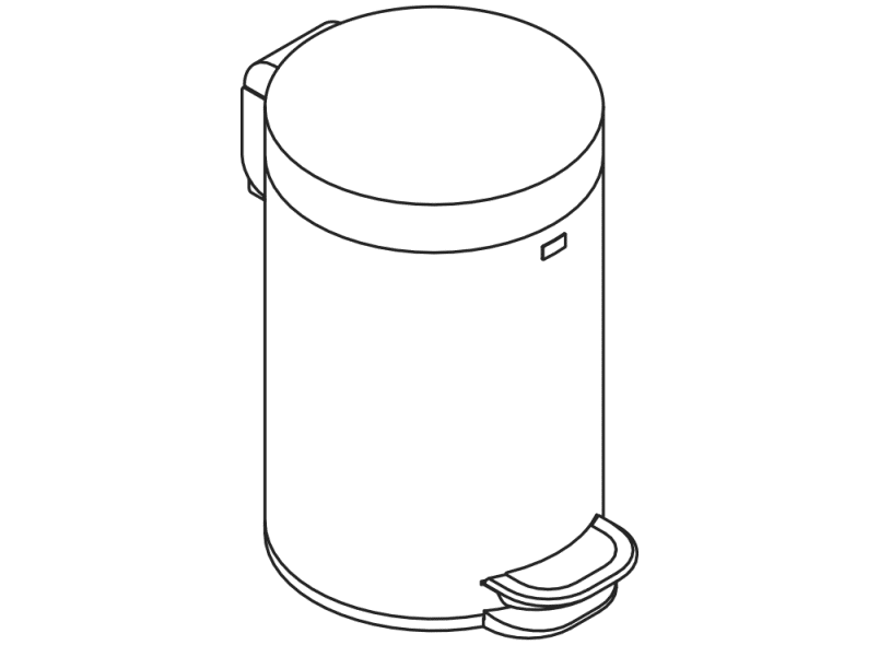 950.05.30540 мусорное ведро HEWI Universalprodukte  - Вид №3