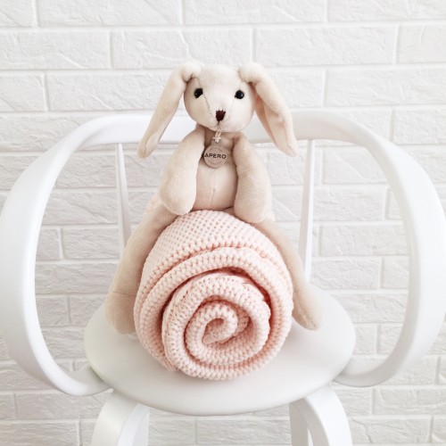 Плед LILIAN crem APERO ВЯЗАНЫЕ, ОДНОТОННЫЕ 010314 Молочный;белый  - Вид №1