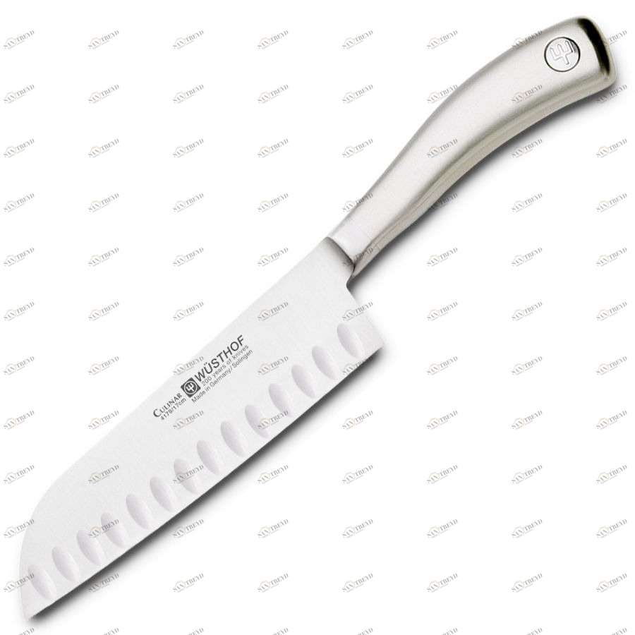Нож кухонный Сантоку Culinar с углублением на кромке, 17 см WUESTHOF W4179