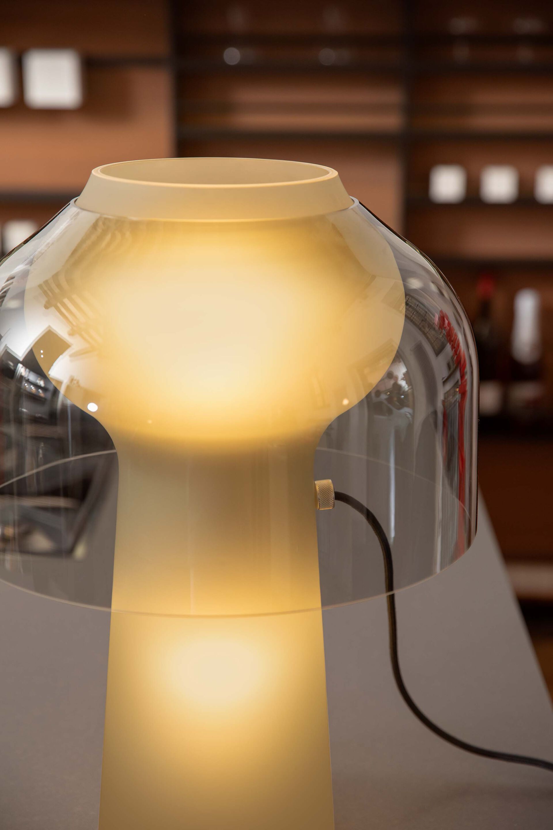 Стеклянная светодиодная настольная лампа Karman LILLY ARCH-00052072 - Вид №6