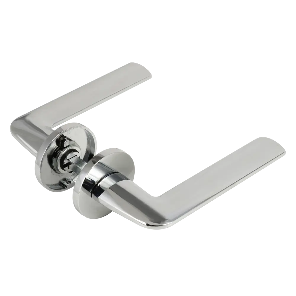 Дверные ручки EDSON EDS-99B-R2 в стильном хромированном исполнении 85168434 STLM-0059320