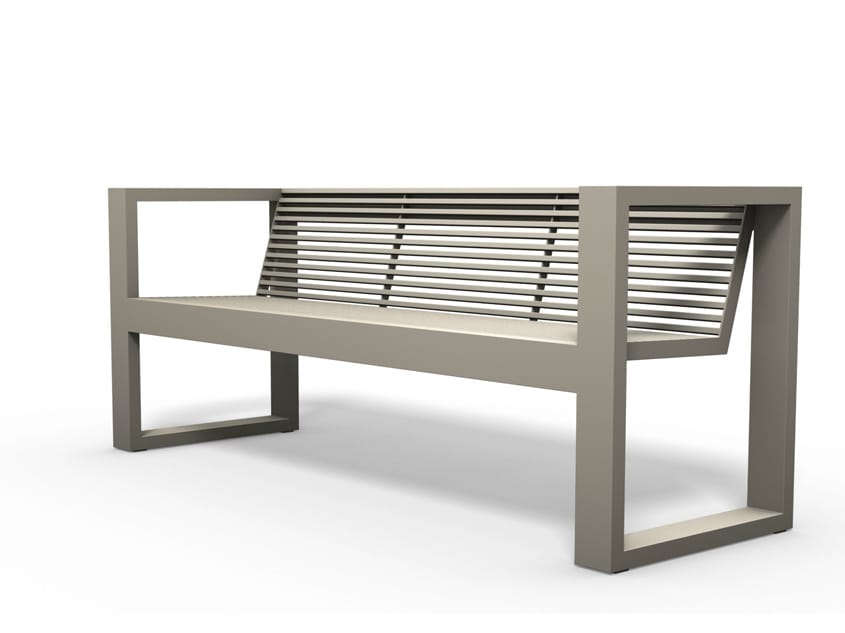 Скамья из нержавеющей стали с подлокотниками BENKERT BANKE Sicorum ARCH-00084987 - Вид №2