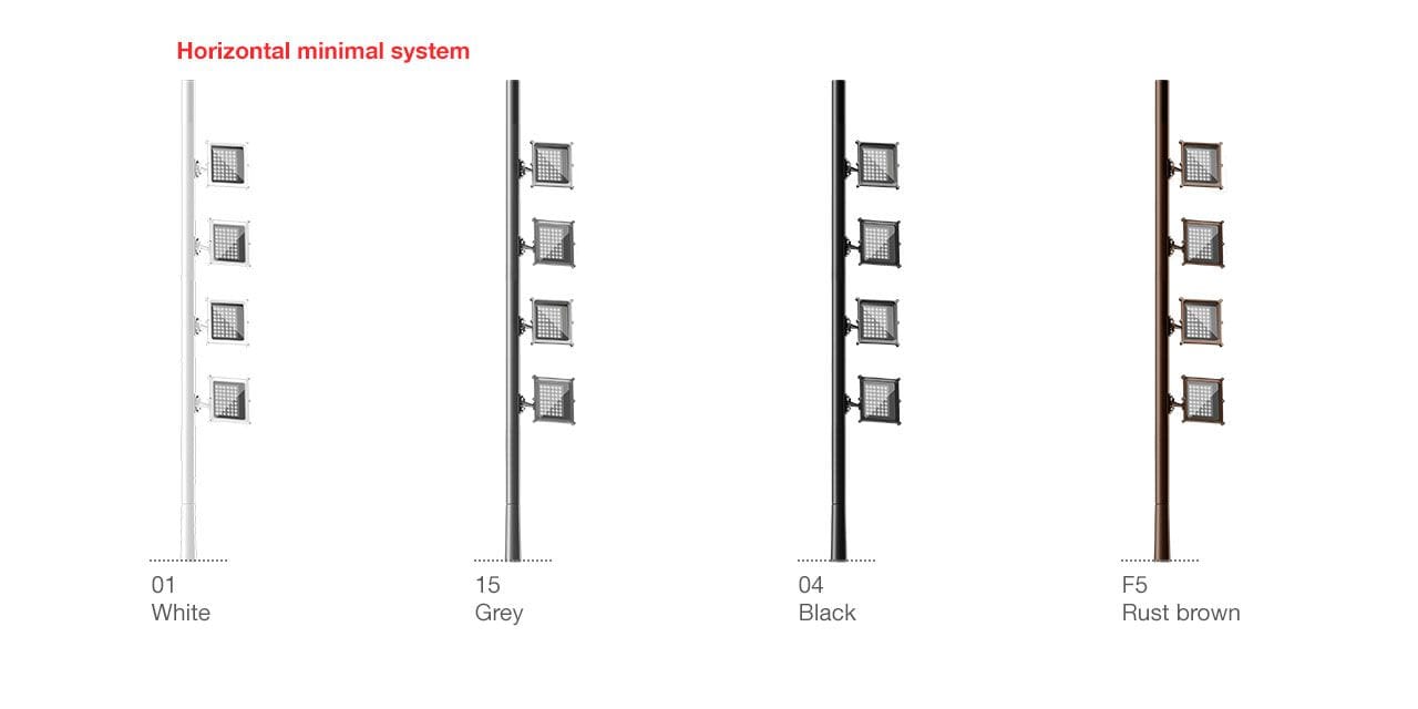 Литой алюминиевый светодиодный уличный фонарь iGuzzini слиток ARCH-00008968 - Вид №1