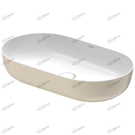 0379702300 Накладная раковина на столешницу  овальная Duravit Luv