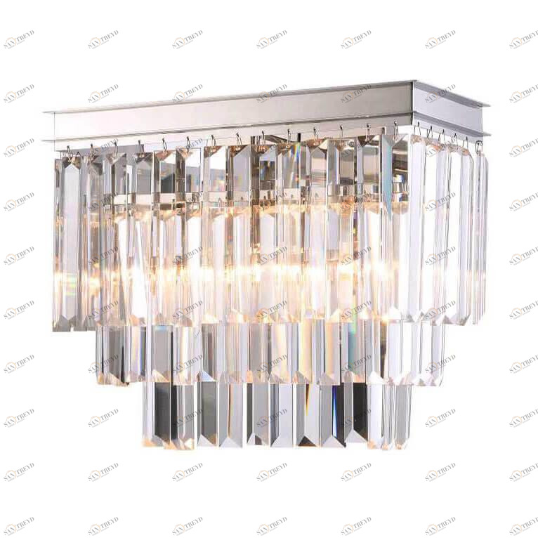 Настенный светильник прозрачный каскад Newport Nickel 31102/A NEWPORT 31100 00-3890830 Прозрачный;хром 