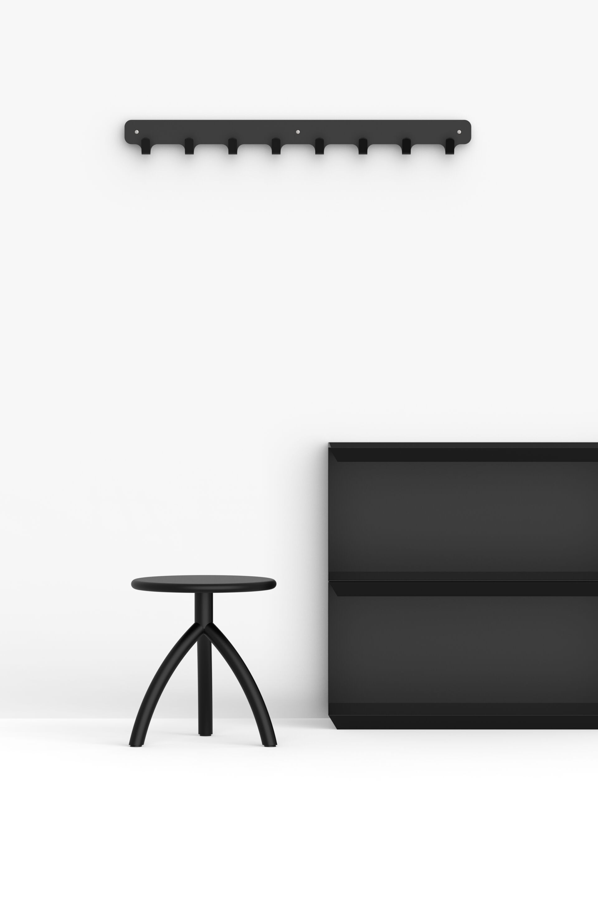 Стальная настенная вешалка с порошковым покрытием FUNCTIONALS HOOKS ARCH-00138884 - Вид №39