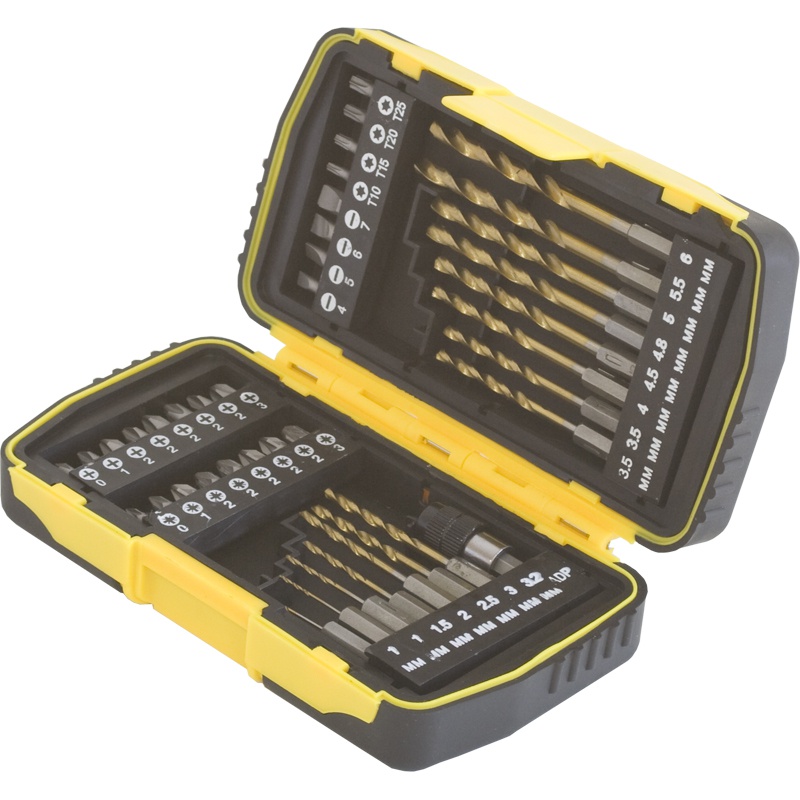 51952 Калибр Набор насадок сменных и сверел Профи НСС-40  - Вид №1