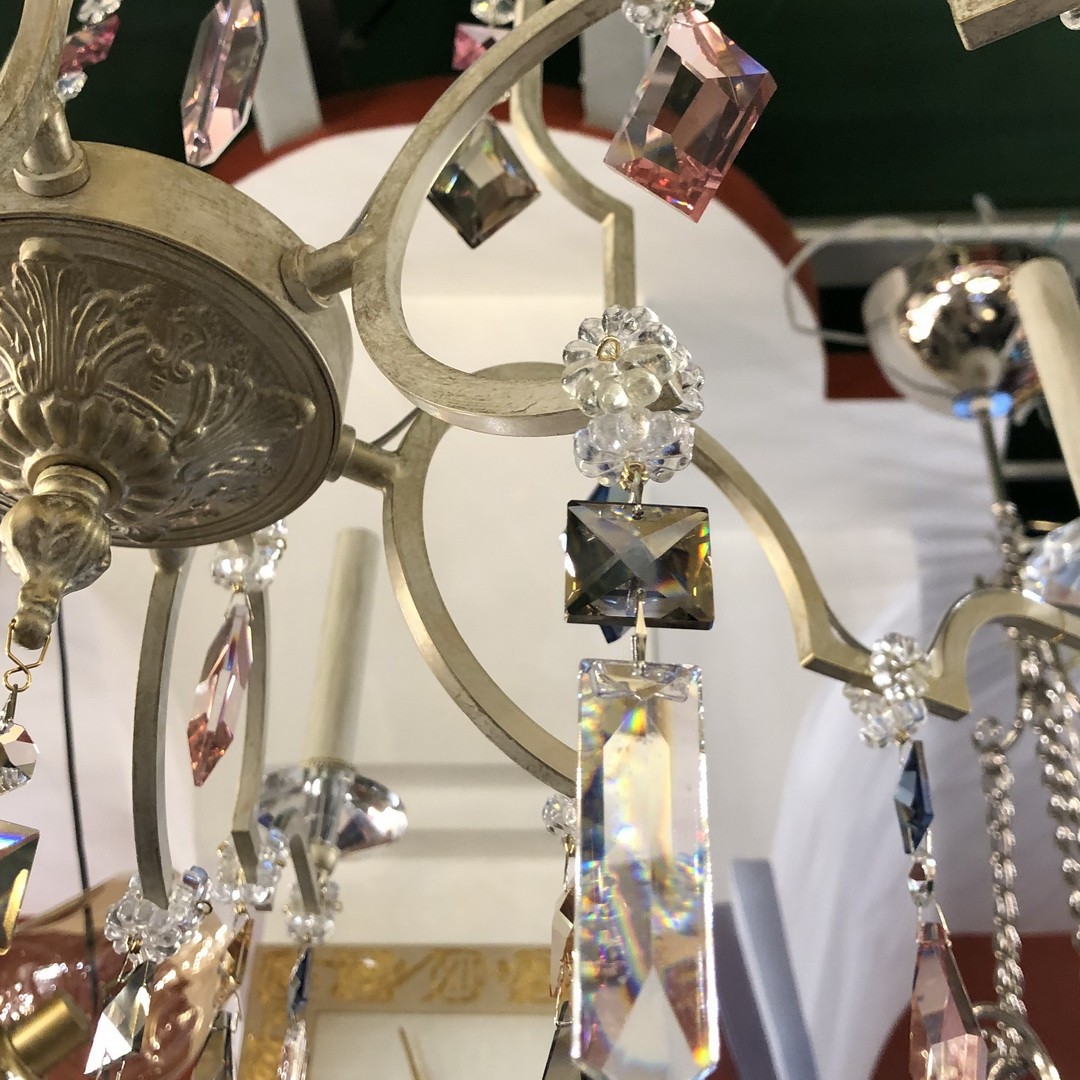 Masiero 3050/3+3 LIZZI avorio люстра подвесная 89185 - Вид №1