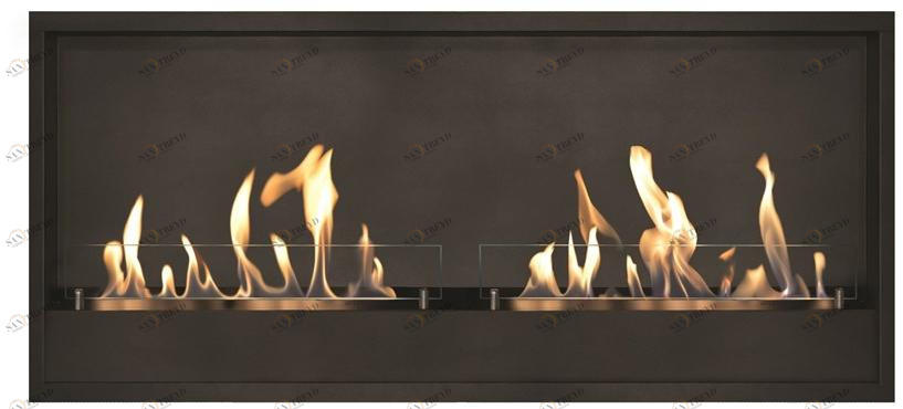 BRITISH FIRES Настенный металлический камин на биоэтаноле без дымохода sun-id-1370181