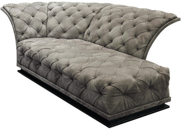 Longhi Стеганая кушетка из ткани Loveluxe sun-id-1467884 - Вид №2