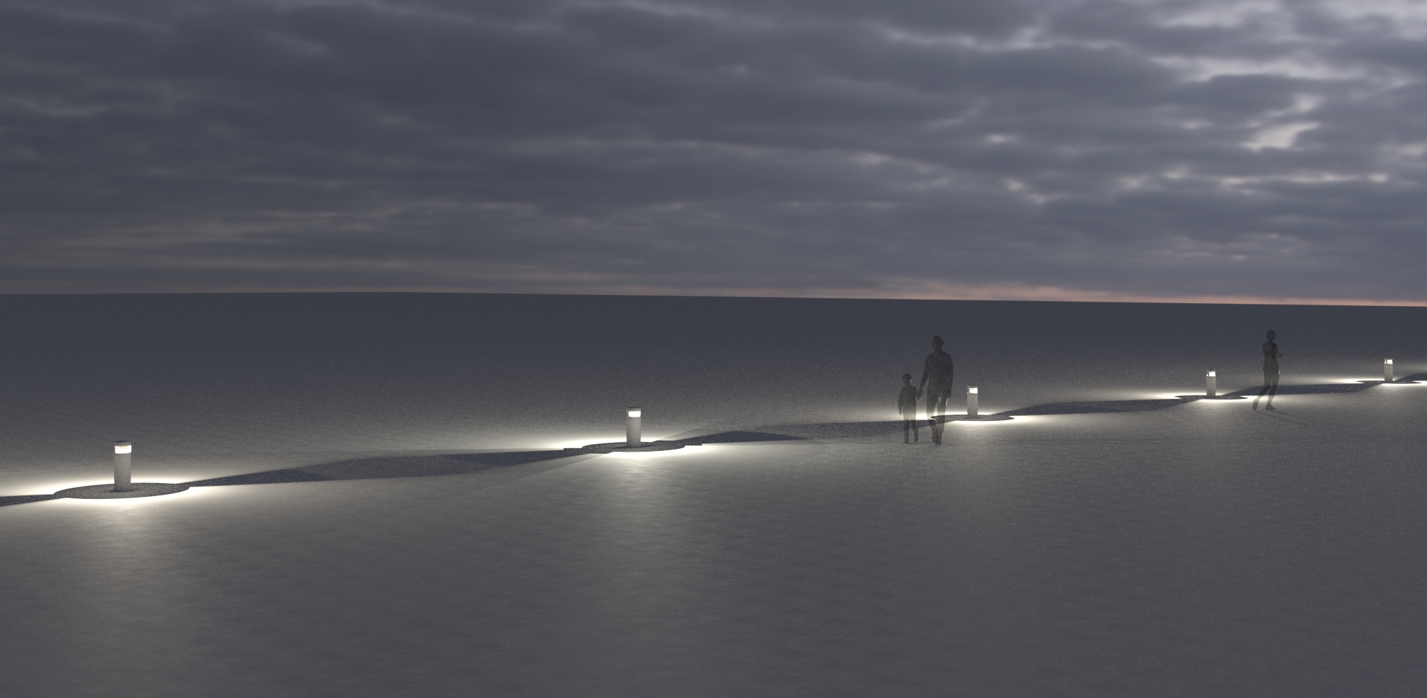 4052612 Мобильный светильник Platek MENHIR Paletto  MENHIR H. 620 mm - 1 LED 3000K 2 Openings  - Вид №7