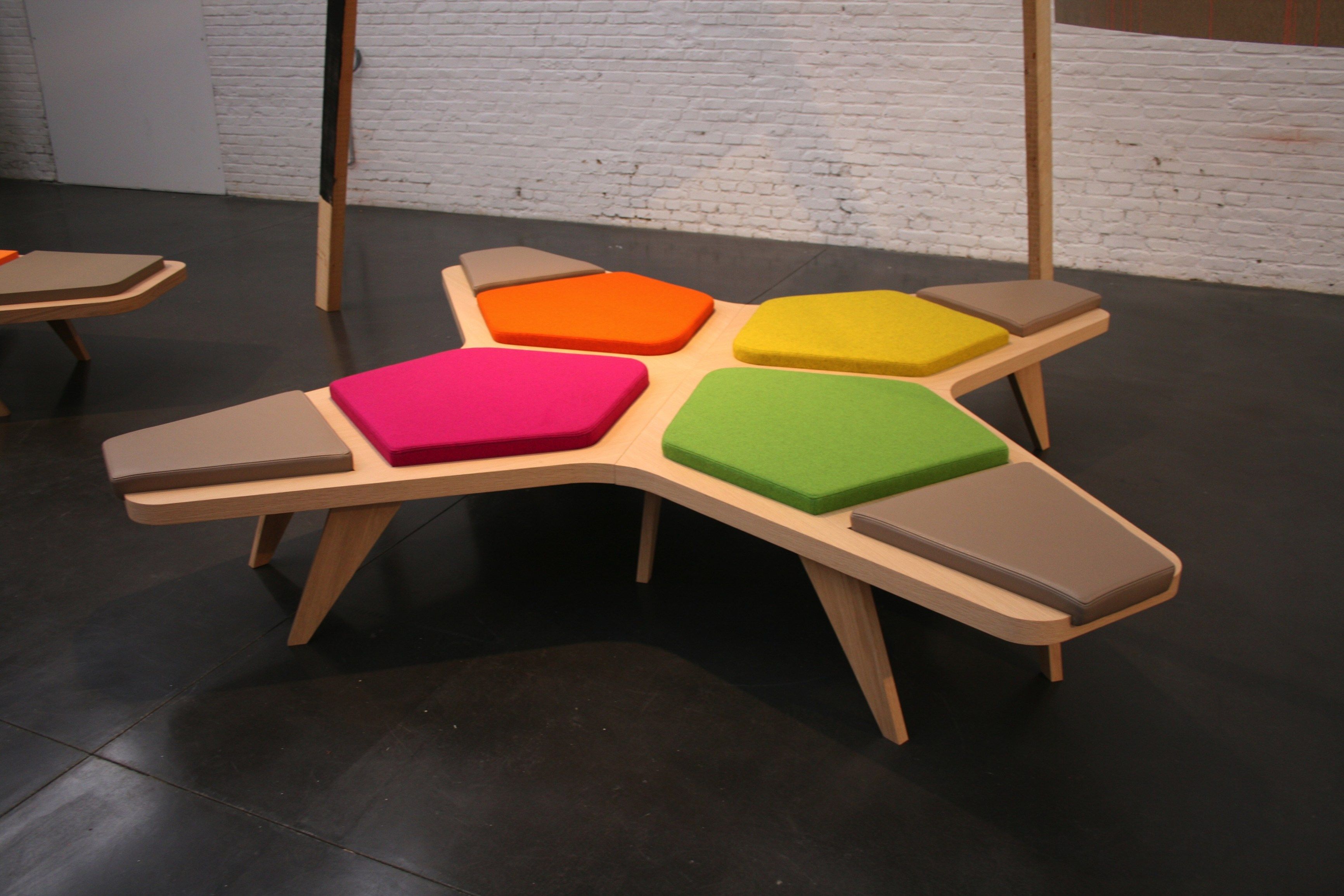 Деревянная скамья и QM Foam без спинки Quinze & Milan Airbench ARCH-00030996 - Вид №3