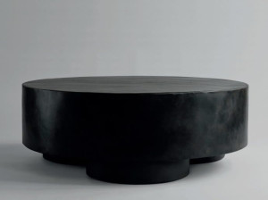 Круглый журнальный столик из волокнистого бетона