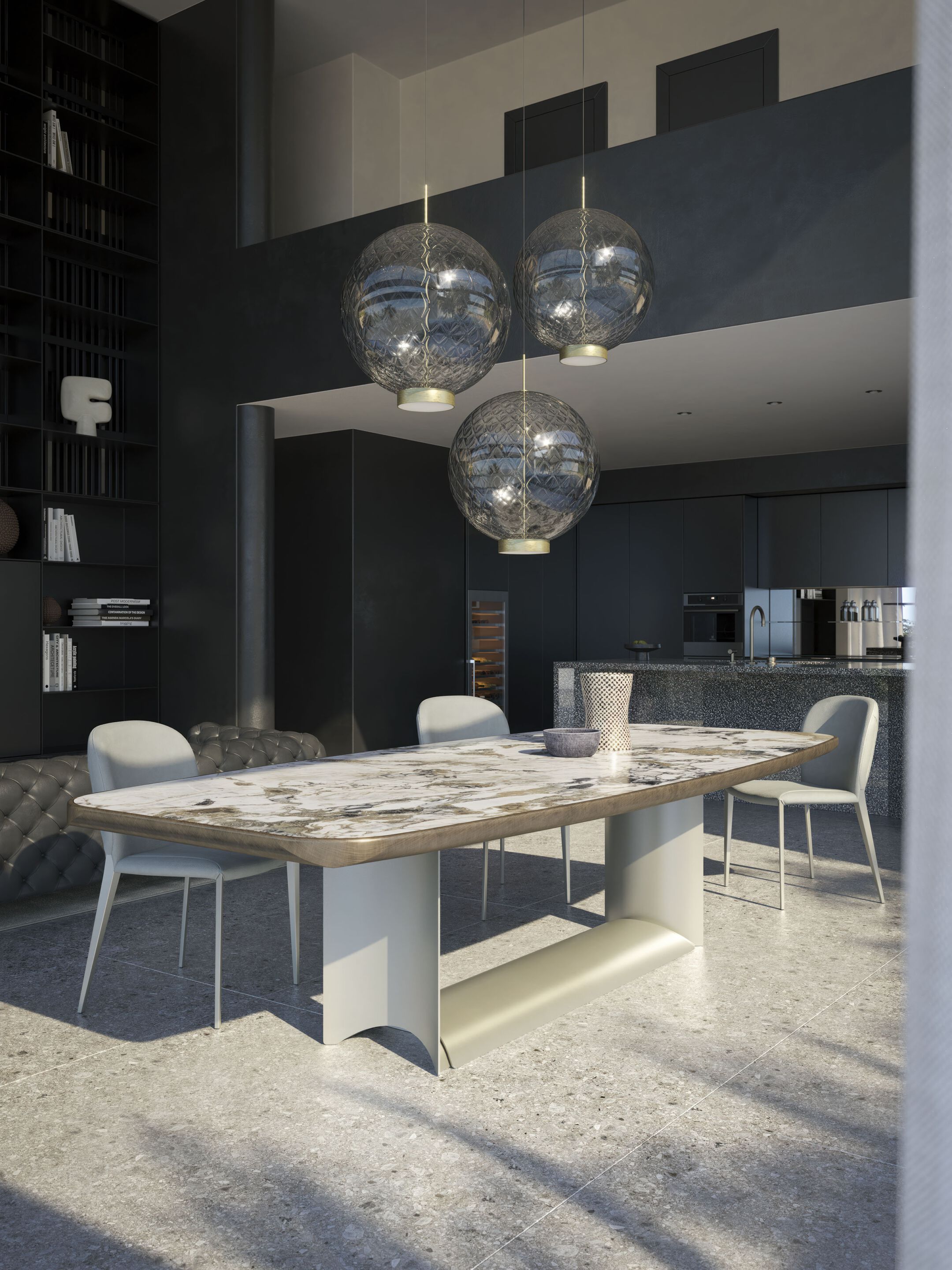 Керамический бочонок стол Cattelan italia DRAGON KERAMIK PREMIUM ARCH-00150872 - Вид №1