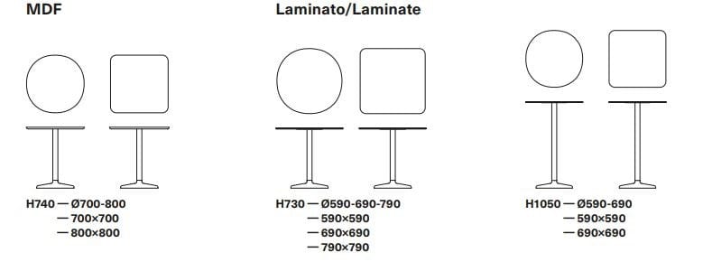 Квадратный стол B-LINE FONDA ARCH-00144649 - Вид №2