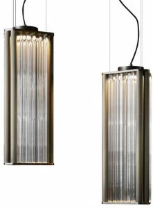 VeniceM Светодиодный подвесной светильник из дутого стекла с диммером Numa