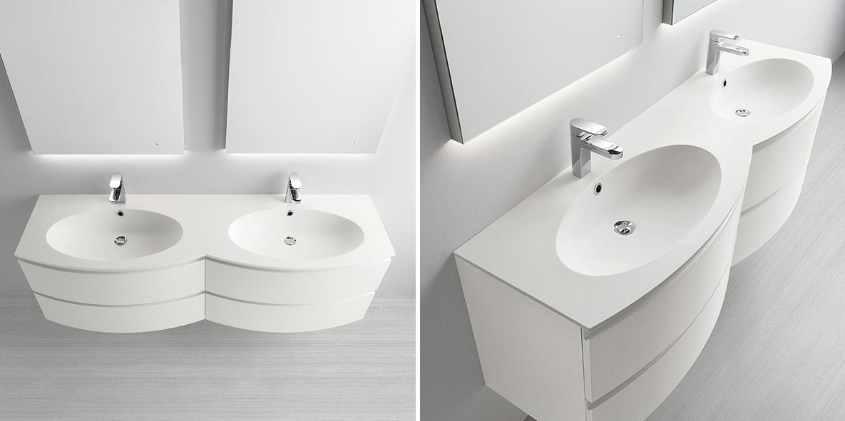 Комплект мебели для ванной комнаты в глянцевой отделке ESPRIT es4 OASIS BATHROOM Master Esprit - Вид №1