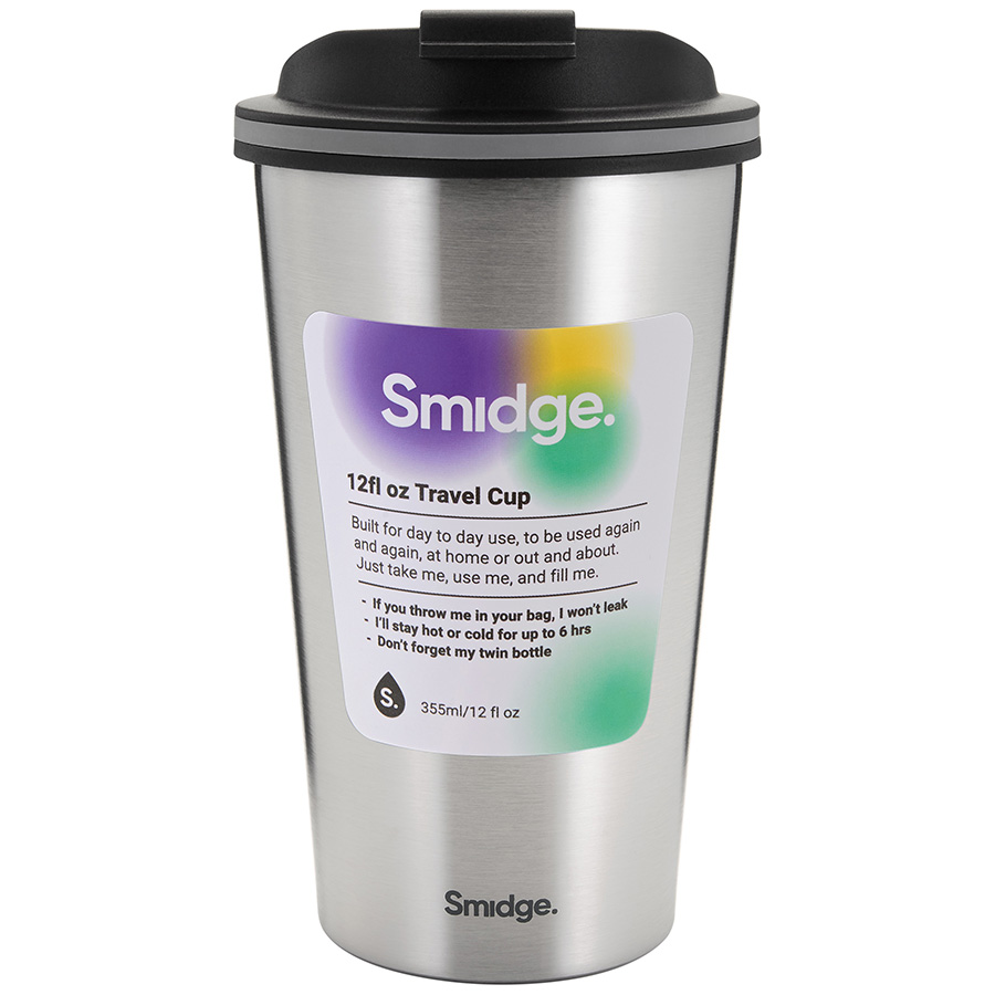 SMID12S Термокружка 355 мл steel Smidge  - Вид №5