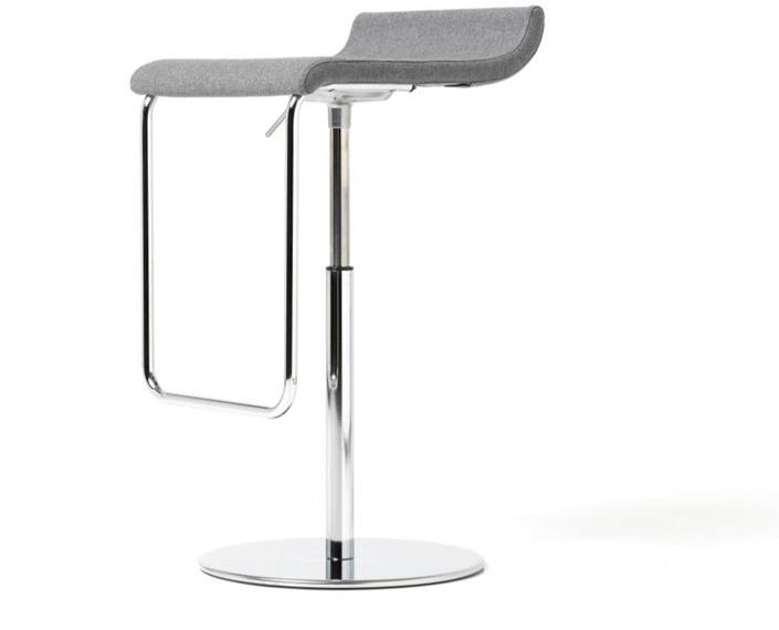 Diemme Регулируемый по высоте табурет из ткани с подставкой для ног sun-id-1407317 - Вид №1