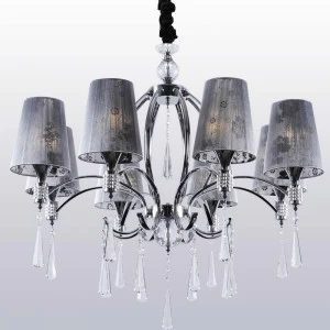 Подвесная люстра Crystal Lux Joy SP8 CRYSTAL LUX ДИЗАЙНЕРСКИЕ, JOY 056917 Серый