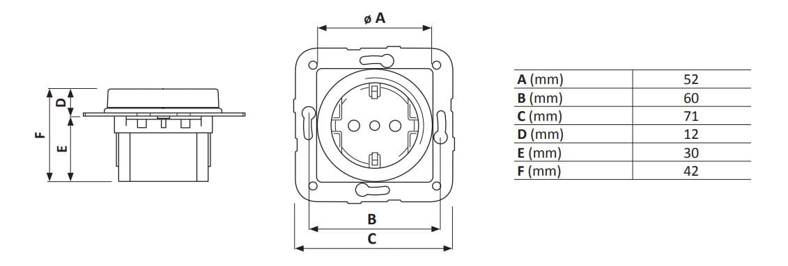 Гнездо UNEL GI Gambarelli ARCH-00003099 - Вид №3